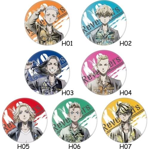 Tokyo Revengers Badge Anime Accessories Brooch Pin Backpack Decoration Childrens Gift