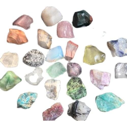 1pcs Natural Crystal Rough Stone Scientific Research Mineral Specimen Colorful Quartz Healing Decor Reiki Healing Jewelry DIY