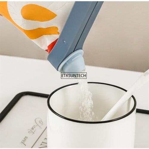 50Set Creative Reuseable Plastic Sealing Clip Snack Fresh Food Storage Sealing Bag Cap Kitchen Storage Preserve Sealing Clip