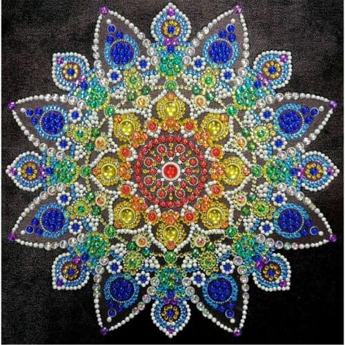 Flower 5D Special Shaped Diamond Painting Embroidery Needlework Rhinestone Crystal Cross Craft Stitch Kit DIY