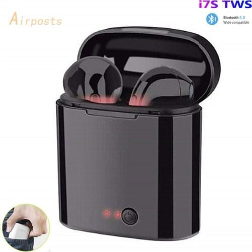 I7s TWS wireless headset Bluetooth 5.0 headset sports earbud headset with microphone for smartphone Xiaomi iphone Samsung Huawei