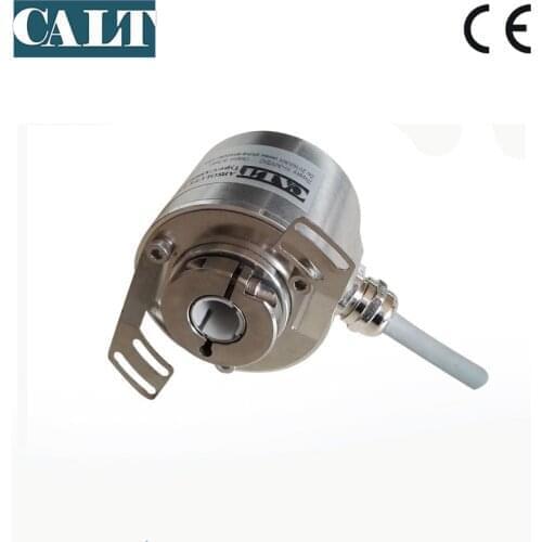 CALT customized 60mm outer 12 bits 6mm 10mm 12mm blind hollow shaft Modbus RTU interface output absolute rotary encoder