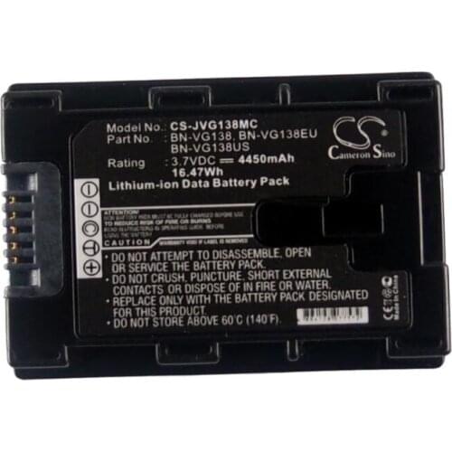 Cameron Sino 4450mAh battery for JVC GZ-E10 GZ-E100 GZ-E200 GZ-E200AU GZ-E200BU GZ-E200RU GZ-E205 GZ-E220 GZ-E245 GZ-E300