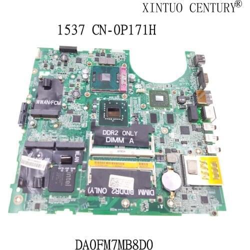 CN-0P171H 0P171H P171H High quality For DELL 1537 Laptop Motherboard DA0FM7MB8D0 DDR2 100% full Tested