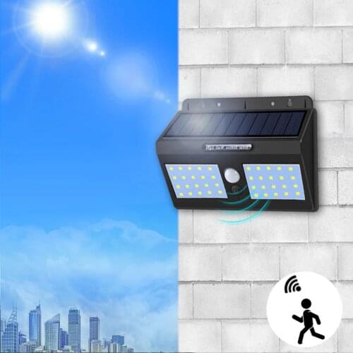 LED Solar Street Light Motion Sensor Outdoor Waterproof Garden Light 1200 mAh Rechargeable Battery Night Emergency Street Lights