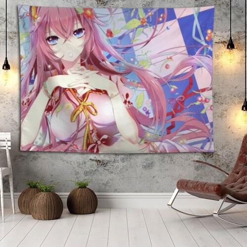 Hot Sale Custom Anime Luka Printed Tapestry Background Decorative Tapestry Various Sizes Wall Hanging Decor