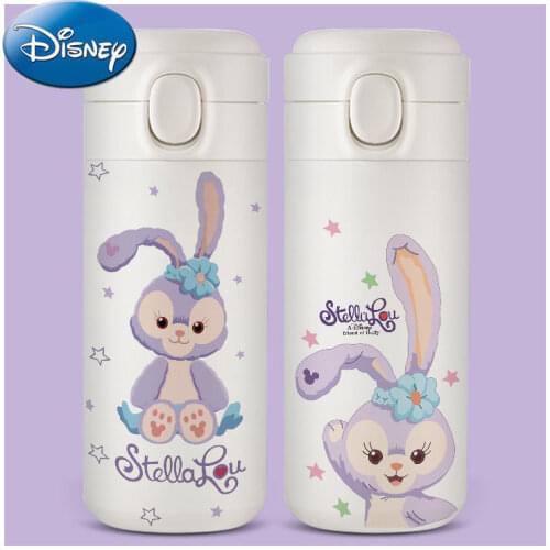 Disney Stellalou Rabbit Vacuum Flask Cute Cartoon Girl Student Personality Creative Korean Stainless Steel Portable