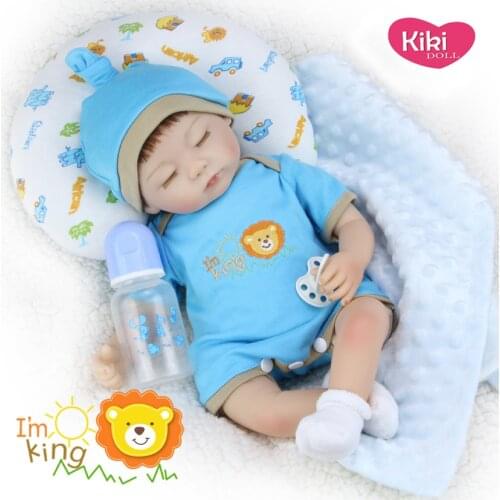 Reborn Doll For Babies Vinyl Sleeping Bebes Toy Lifelike Toddler Beautiful Birthday Present