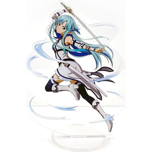 Sword Art Online Asuna Sayas song acrylic stand figure model plate holder cake topper anime