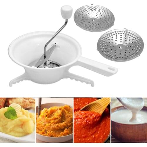 Multifunctional Manual Food Grinder Rustproof Salad Vegetable Fruit Mixer Cheese Thinner Blender Kitchen Gadget Cooking Tools