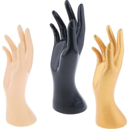 Watch Wrist Hand Jewelry Bracelet Ring Watch Gloves Display Stand Model for Shopping mall Right Model Holder Bangle Finger Ring