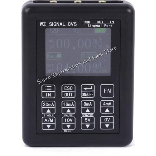 Precision 4-20mA 0-10V Signal Generator Process Controlling Signal Calibrator Constant Current Source 0-20mA Simulator