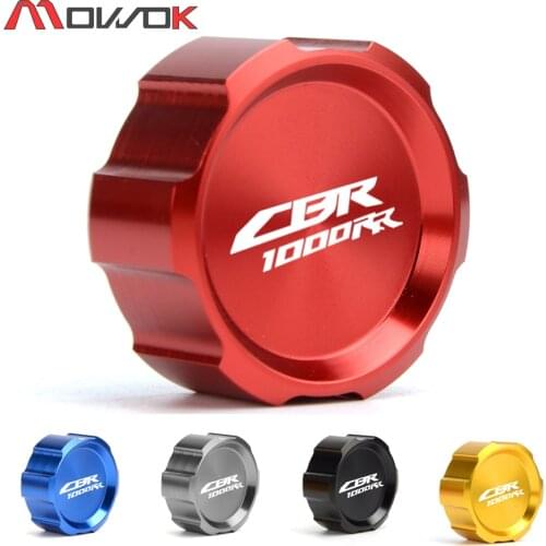 With Laser LOGO " CBR 1000RR Rear Brake Fluid Reservoir Cover Cap For Honda CBR1000RR 2008-2016 CBR 1000 RR
