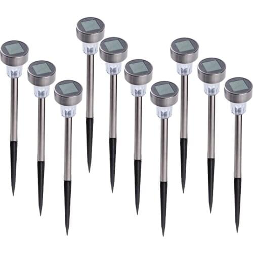 Outdoor Pathway IP65 Waterproof LED Solar Powered Lawn Lights Street Landscape Yard LED Solar Lawn Lamps For Garden Decoration
