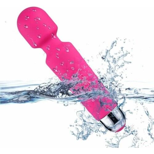 Female Magic Wand Massager Electric Cordless Multi-Speed Vibrator Waterproof Hitachi Motor