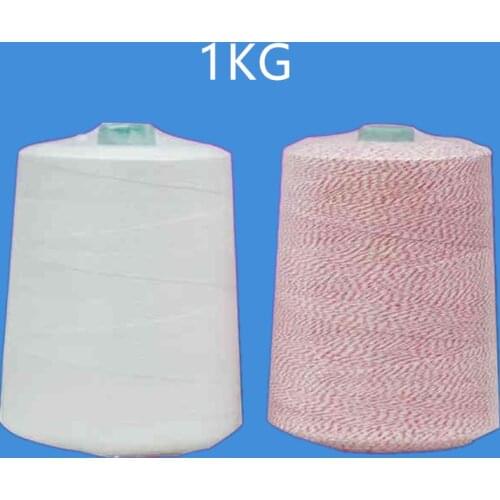 1KG package seam sewing woven bag sealing seam packing machine line