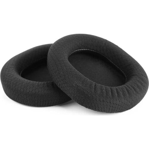 ALLOYSEED 1 Pair Earphone Replacement Fabric Earpads Cushions Ear Pads Earmuffs for SteelSeries Arctis 3 5 7 Headphones Headsets