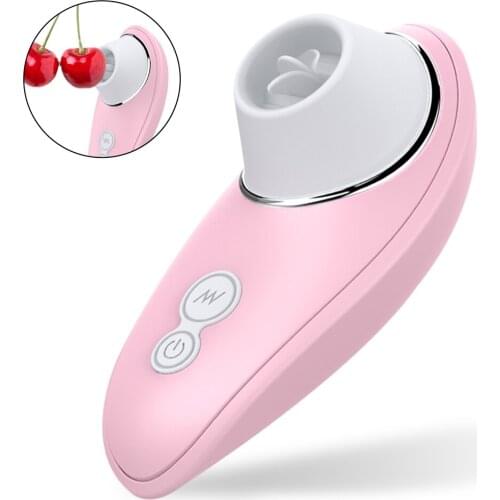 10 Frequency Tongue Licking Nipple Massager Clitoris Tongue Licking Stimulator Female Masturbation Tool Pussy Sex Toys for Woman