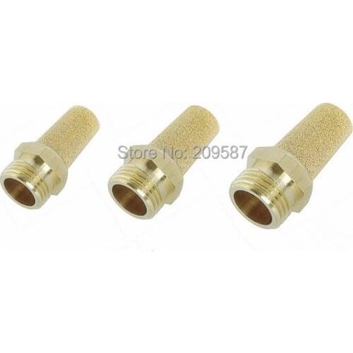 20pcs Pneumatic Filter Silencer Sintered Bronze 3/8" BSPT