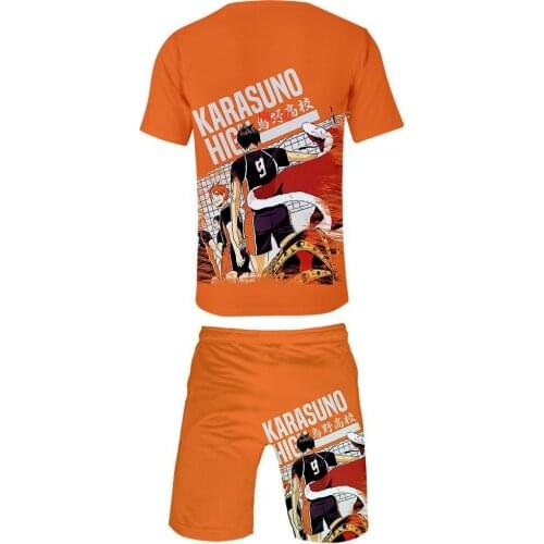 Anime Haikyuu Cosplay Costume Karasuno High School Volleyball Club Hinata Shoyo Kageyama Tobio Sportswear Jerseys Uniform Outfit