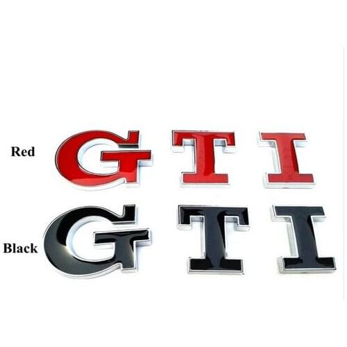 Car Red TDI GT i Emblem Sticker