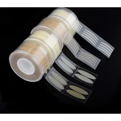 BestP 600pcs Makeup Clear Beige Eyelid Stripe Big Eye Decoration Invisible Double Fold Eyelid Shadow Sticker Double Eyelid Tap