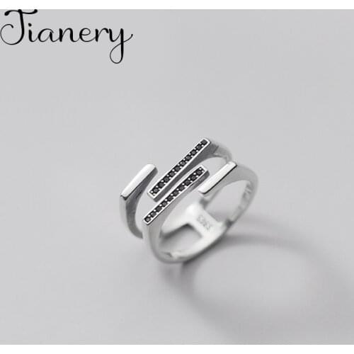 Bohemian Vintage Big Black Crystal Rings For Women Lady Men Antique Knuckle Rings Boho Jewelry Anillos 2021