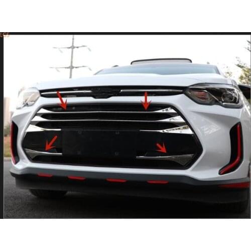ABS Chrome Front grille Decorative strip Anti-scratch protection car accessories For Chevrolet ORLANDO 2018-2019