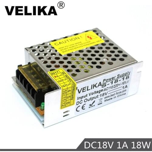 Single Output Led Power Supply Switch Driver DC18V 1A 18W Power Supplies for Led Strip control switch display Lamp 3D Print CNC