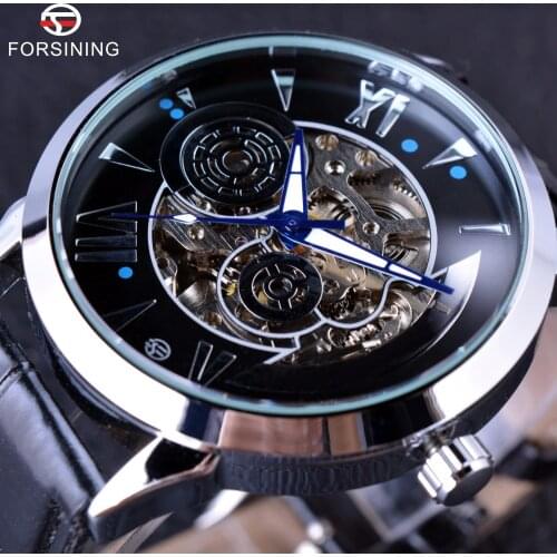 Forsining 2016 Time Space Fashion Series Skeleton Mens Watches Top Brand Luxury Clock Automatic Male Wrist Watch Automatic Watch