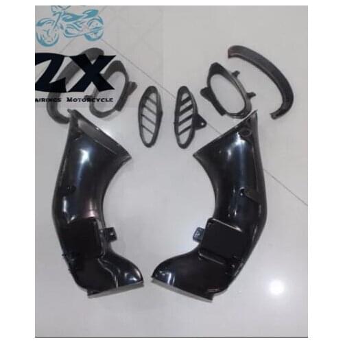 A set Motorcycle Air Intake Tube Duct Cover Fairing For Yamaha YZFR1 YZF-R1 YZF R1 2004 2005 2006 04 05 06 zxmt good unpainted