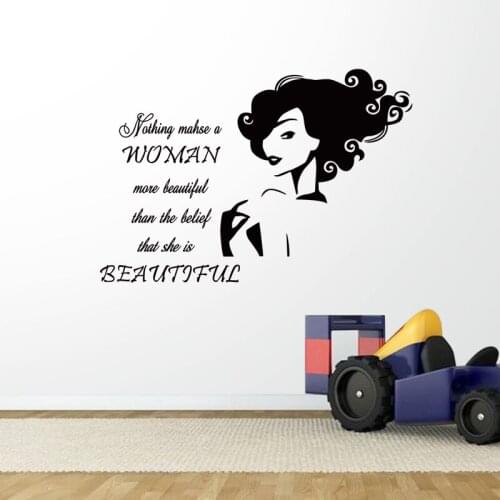 Hair Salon Sticker Beauty Salon Sex Girl Decal Haircut Posters Vinyl Wall Art Decals Decor Windows Decoration Mural M057