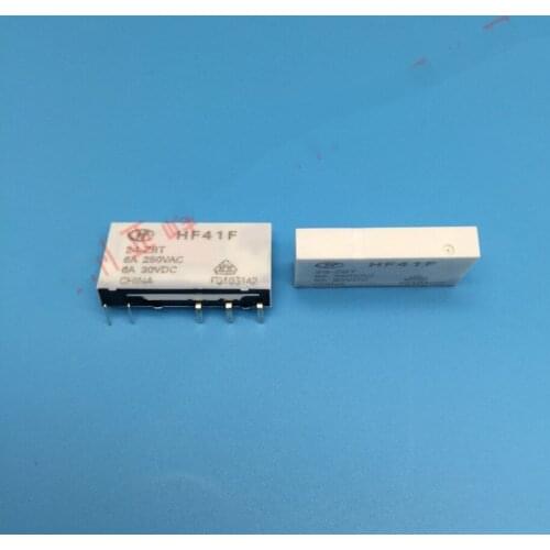 HF41F 005 012 024 Z8T 5pin 6A 250VAC relays new orginal