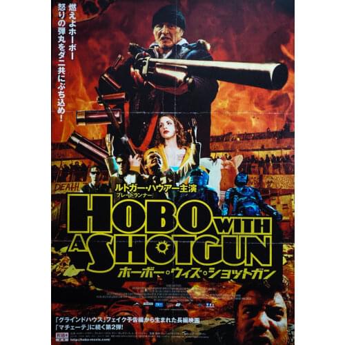 Hobo with Japanese Movie Art print Silk poster Home Wall Decor