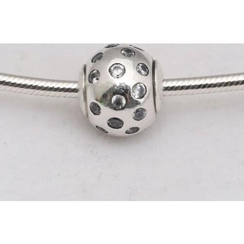 Essence Bead S925 Silver JOY Charm Clear CZ for Essence Bracelet Bangle Lady Jewelry Gift Small Hole