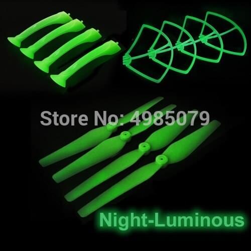 SYMA X8 Spare Part Set SYMA X8C X8W X8G X8HC X8HW X8HG Protecting frames Blades Landing skids Night Luminous Spare Parts
