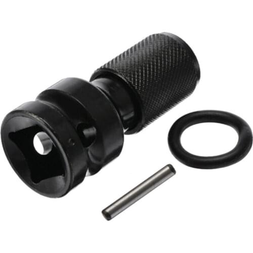 Black Impact Wrench 1/2\\\\\\\\\\\\\\\" Drive 1/4\\\\\\\\\\\\\\\" Hex Drill Chuck Socket Power Adapter Tools