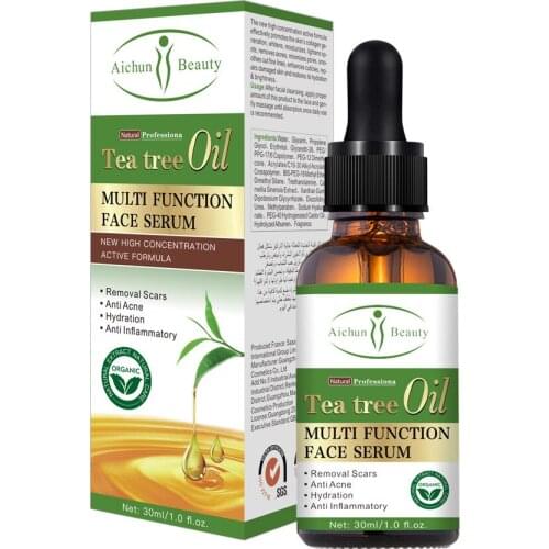 SNOW LADY AICHUN BEAUTY Ordinary Serum Natural Tea Tree Oil Serum Facial Moisturizing Anti-Acne Serum Repairing Skin Face n Neck