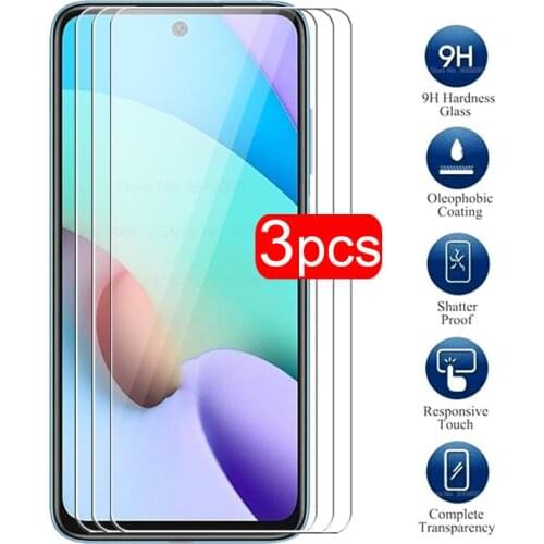 3pcs Protective Glass For Xiaomi Redmi 10 Phone Screen Protector xiomi Redmi 10 redmy Redmi10 Tempered Glass Safety Film 9H