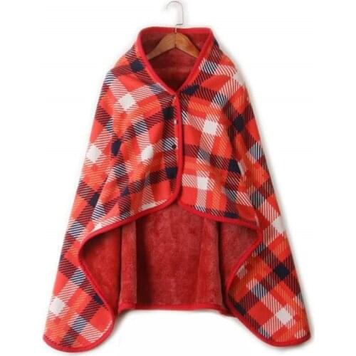 Winter Womens Plush Shawl Warm and Comfortable Office Rest Multi-Function