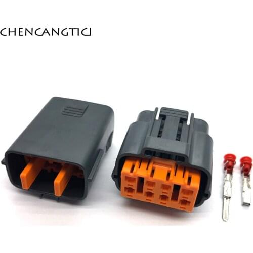 1 Set 8 Pin Way Sumitomo Auto Electric Waterproof Connector Plug Female Or Male Wiring Cable Harness Socket 6195-0054 6195-0051