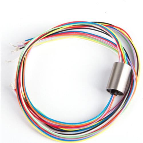 Micro Mini Conductive Slipring Collection Ring for GBM4108H-120T Gimbal Motor 8 Channel 8mm Out Diameter Rings