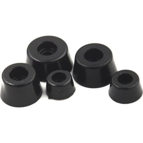10pcs Black Rubber Feet Chair Floor Protector Non-slip Furniture Feet Table Leg Cover Cabinet Bottom Pads Funiture Legs
