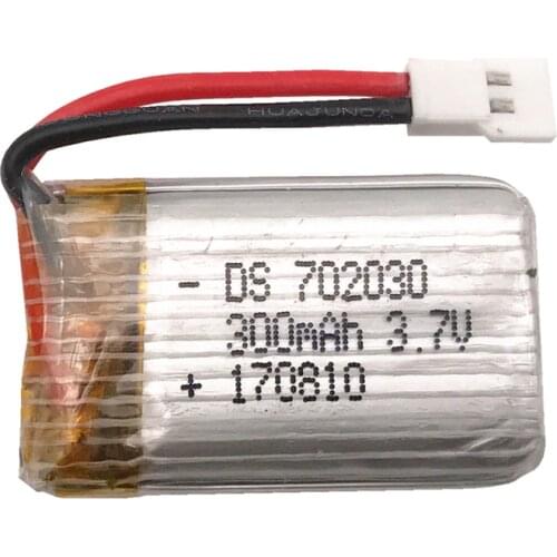 20pcs/lot 3.7V 300mAh For E55 Lipo battery FQ777 FQ17W DiFeida DFD F180 FY530 Aircraft 3.7 V 300 MAH 20C Lipo battery