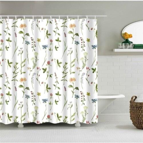 3D Animals African Style Elephant Flamingo Flower Rose Shower Curtains Bathroom Curtain Frabic Waterproof Polyester with Hooks