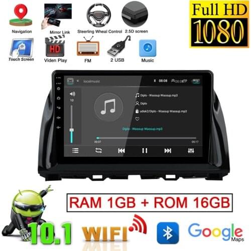 Android 10.1 Car Stereo Radio Wifi GPS Navigation BT Car Multimedia Player Car DVD Player for Mazda CX5 CX-5 2013-2016 2 DIN