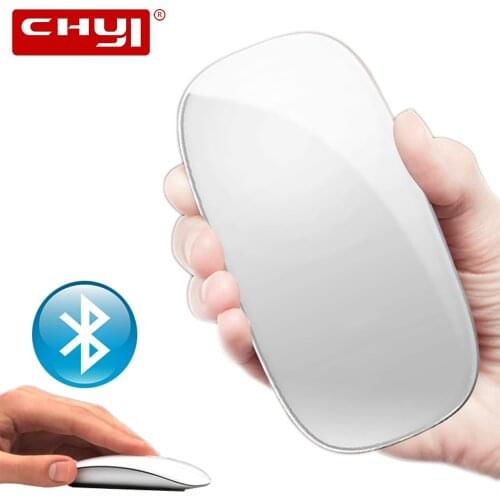 Bluetooth 5.0 Wireless Mause Rechargeable Silent Multi Arc Touch Mice Ultra-thin Magic Mouse For Laptop Ipad Mac PC Macbook Air