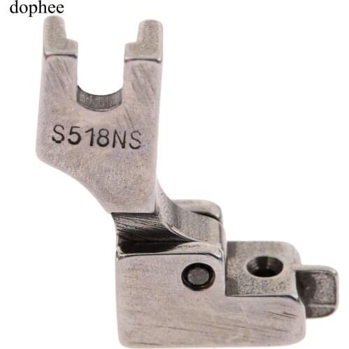 Dophee Zipper Presser Foot 1pc steel S518NS invisible zipper feet with cneter guide sewing machine spare part