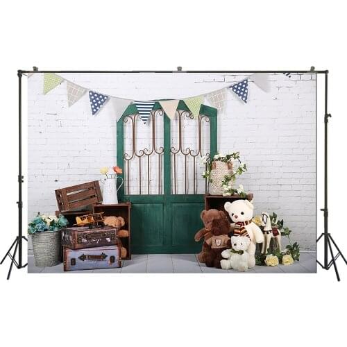 HUAYI Photo Background Newborns Baby Shower Birthday Photography Backdrops Custom Studio Photobooth Backdrop XT-7638