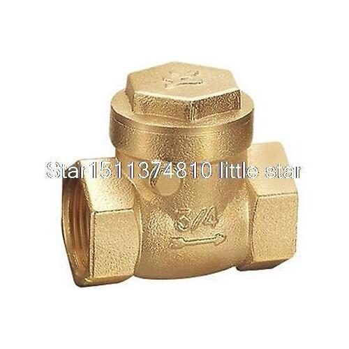 Brass 1" inch Female BSPP Thread Swing Check Valve